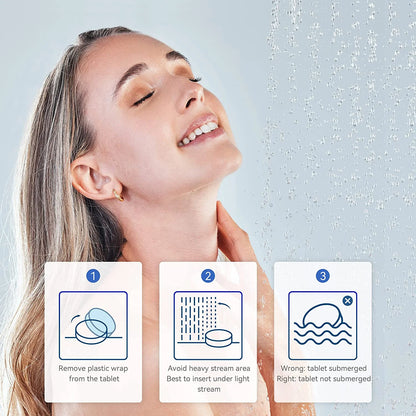 Shower Steamers 8 Pack, Lavender Purple Shower Steamers Aromatherapy Bath Tablets Set, Shower Bombs Relaxing Self Care Gifts for Women Kids