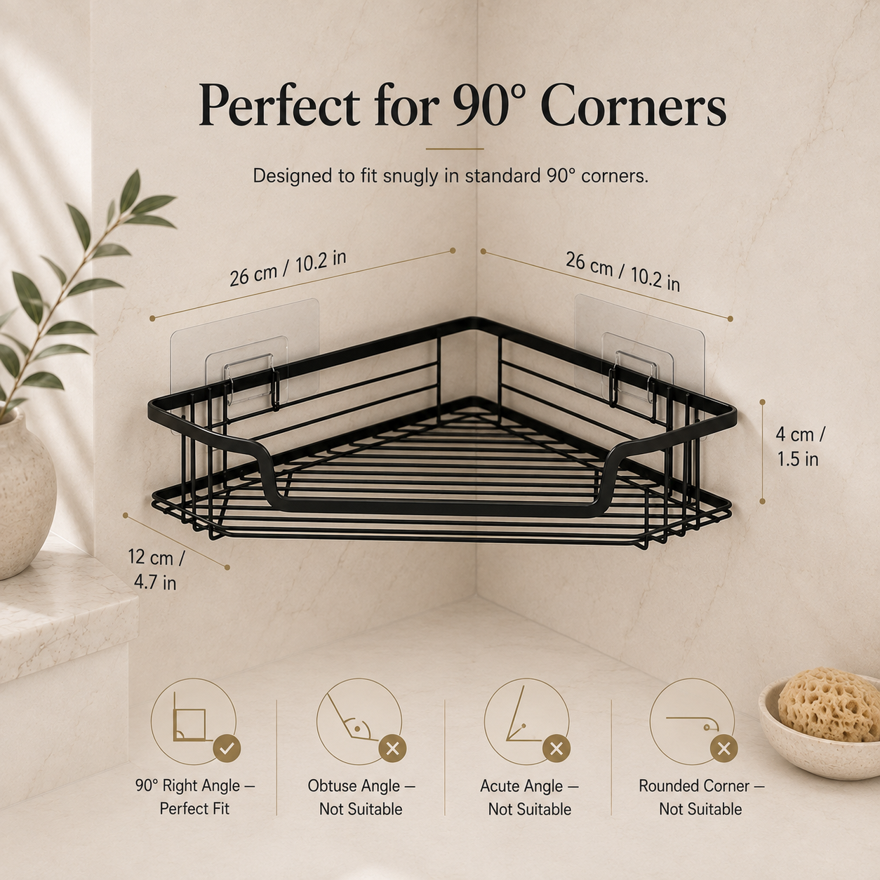 CornerNest Shower Caddy