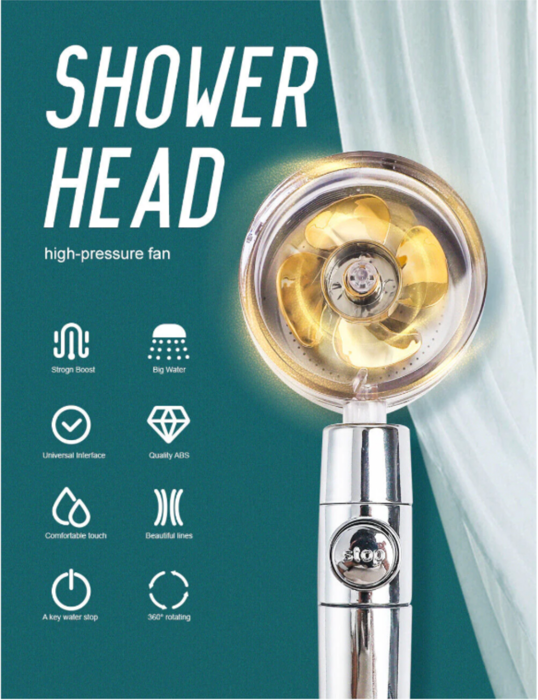 AquaFlow Luxe Shower Head
