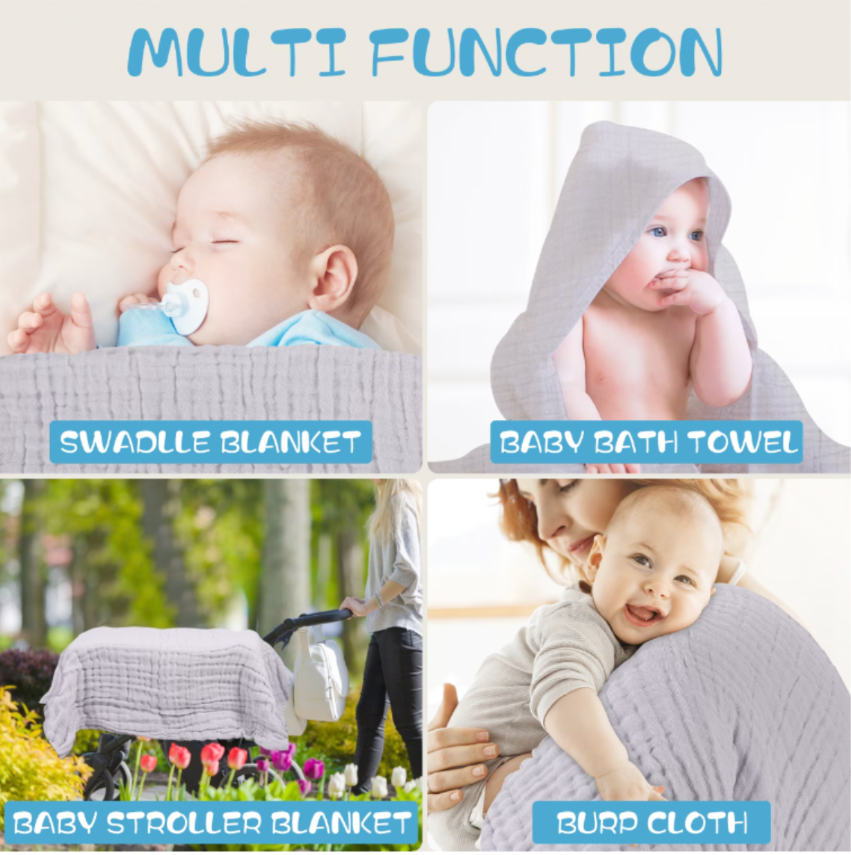 SoftNest Baby Towels