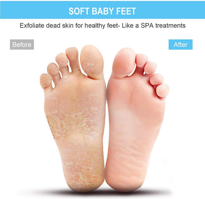 Larger Shower Foot Scrubber Mat with Non-Slip Suction Cups- Cleans, Smooths, Exfoliates & Massages Your Feet without Bending, Improve Foot Circulation & Soothes Tired Feet- Black
